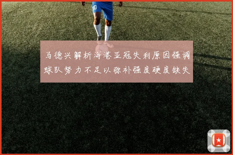 马德兴解析海港亚冠失利原因强调球队努力不足以弥补强度硬度缺失