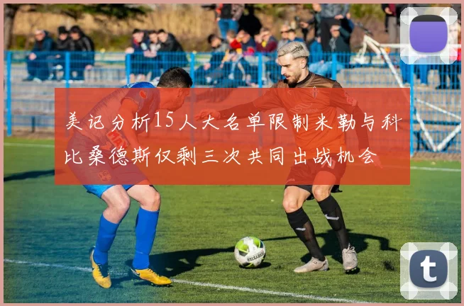 美记分析15人大名单限制米勒与科比桑德斯仅剩三次共同出战机会